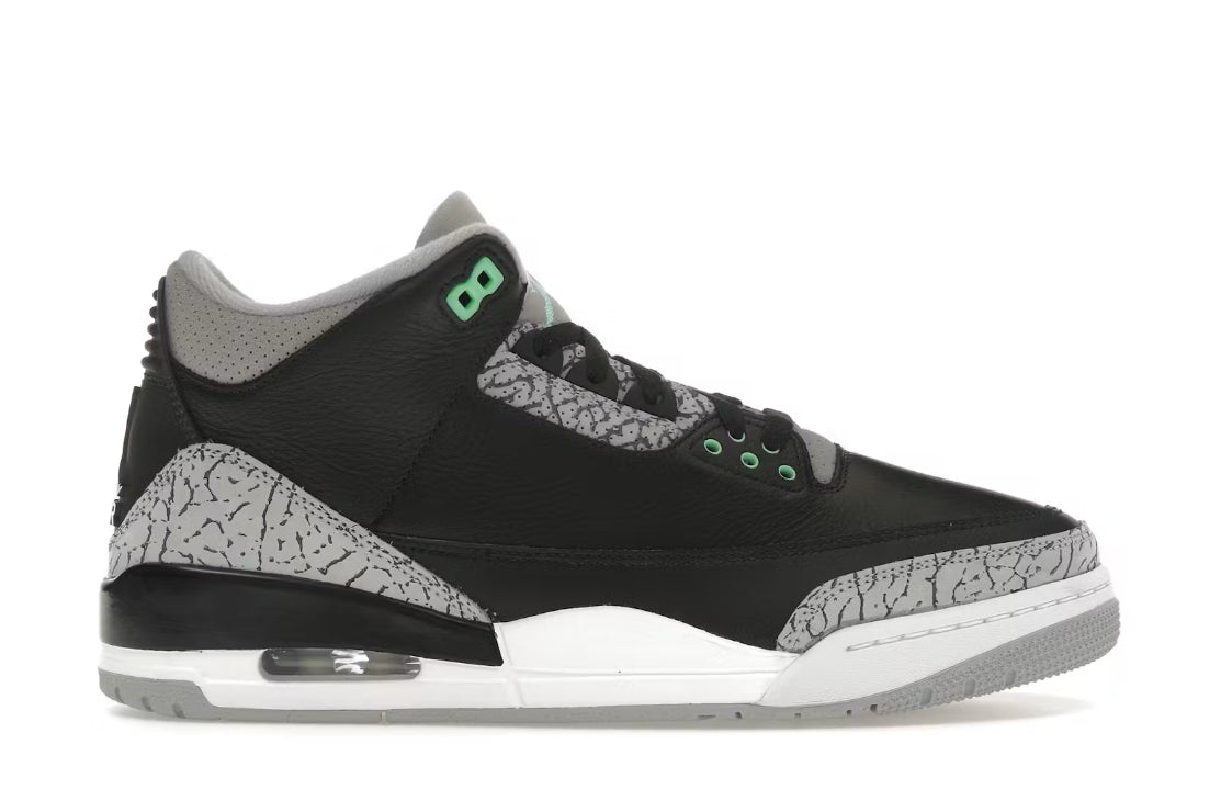 Jordan 3 Retro Green Glow