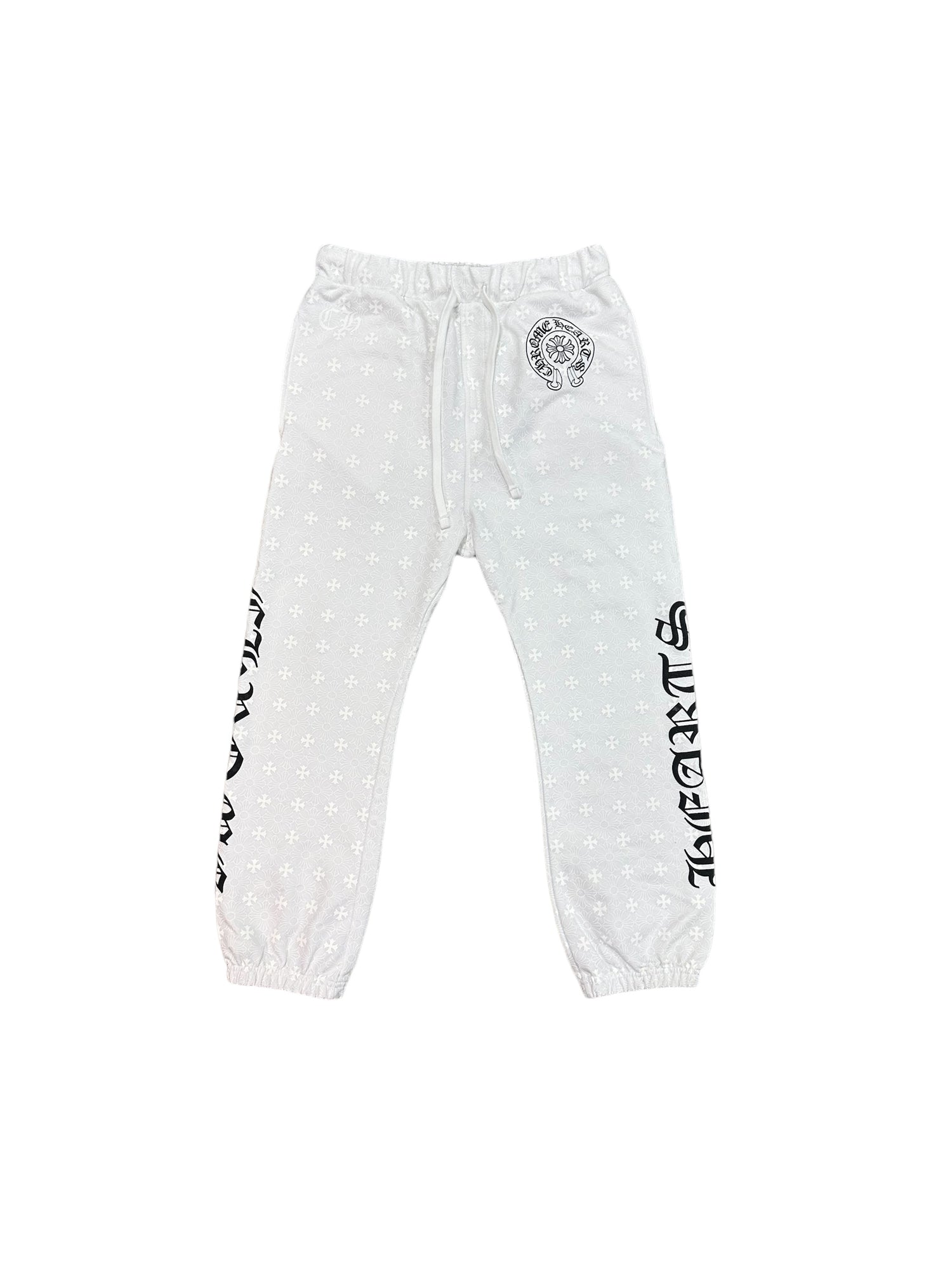 Chrome Hearts White Monogram Sweatpants