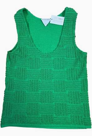 Bottega Veneta Jacquard Towel Tank Top