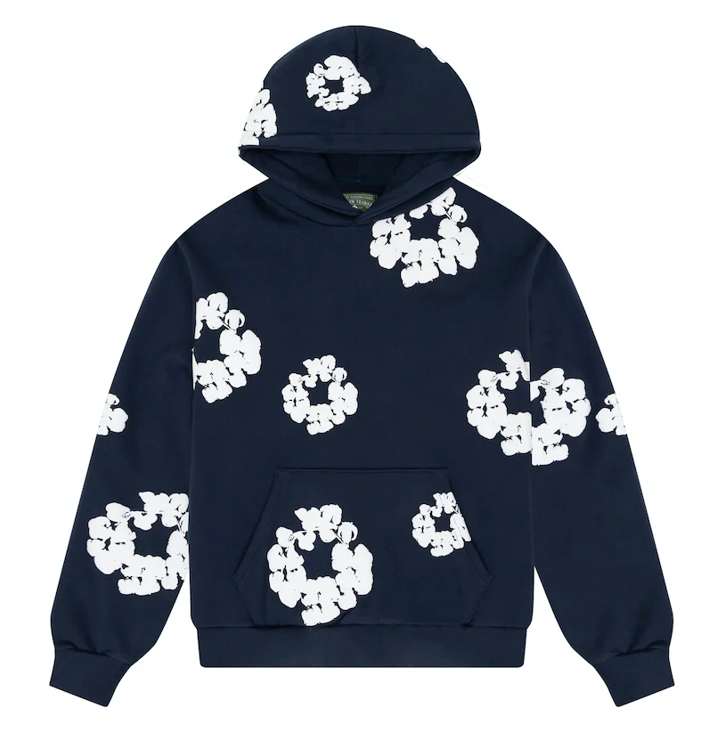 Denim Tears The Cotton Wreath Sweatshirt Navy