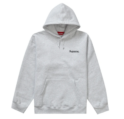 Supreme Worldwide Hooded Sweatshirt Ash Grey