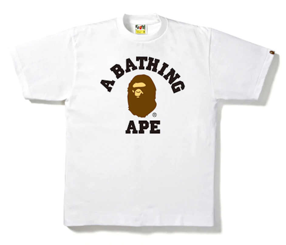 BAPE College Tee White