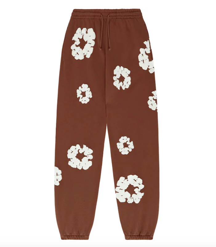 Denim Tears Cotton Wreath Sweatpants Brown