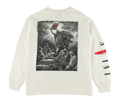 Saint Mxxxxxx x VLONE No Cap L/S Tee White