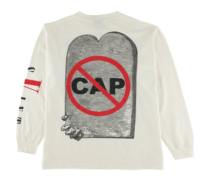 Saint Mxxxxxx x VLONE No Cap L/S Tee White