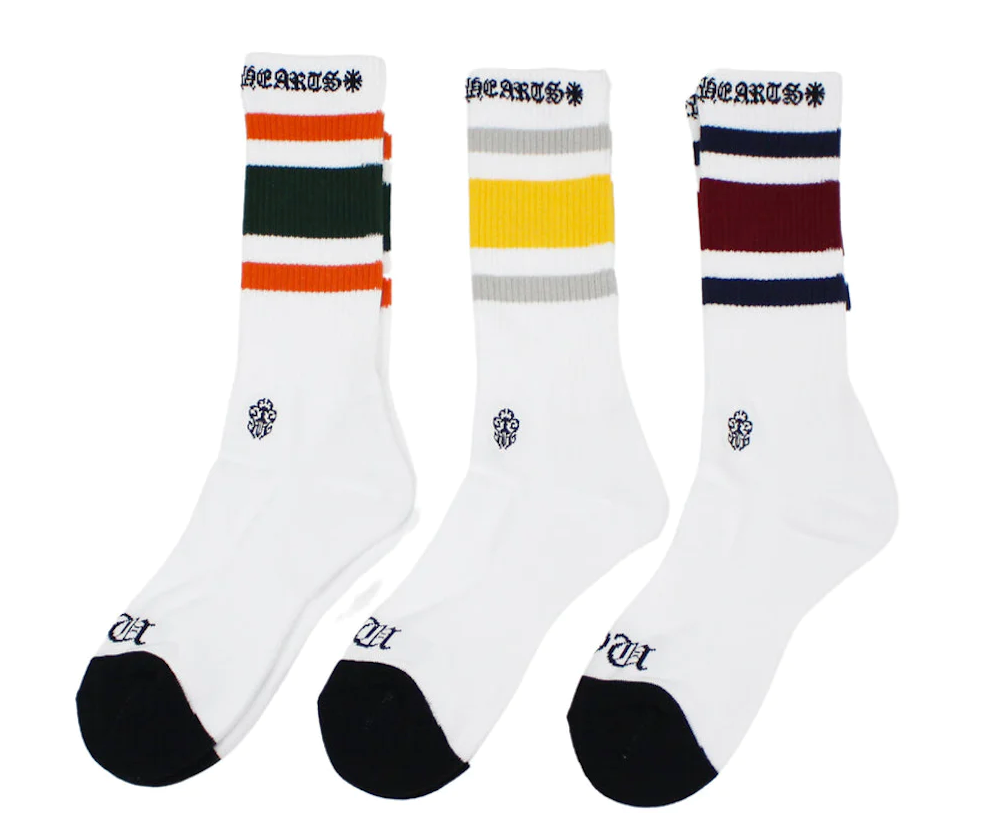 Chrome Hearts Miami Socks (3 Pack) Multi