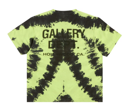 Gallery Dept. Tie Dye Souvenir Tee Lime