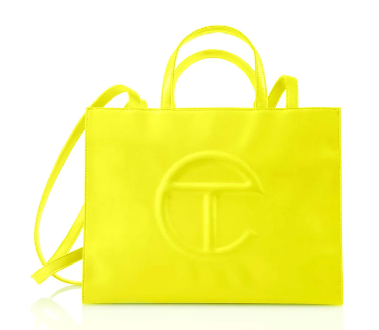 Telfar Shopping Bag Medium Highlighter Yellow