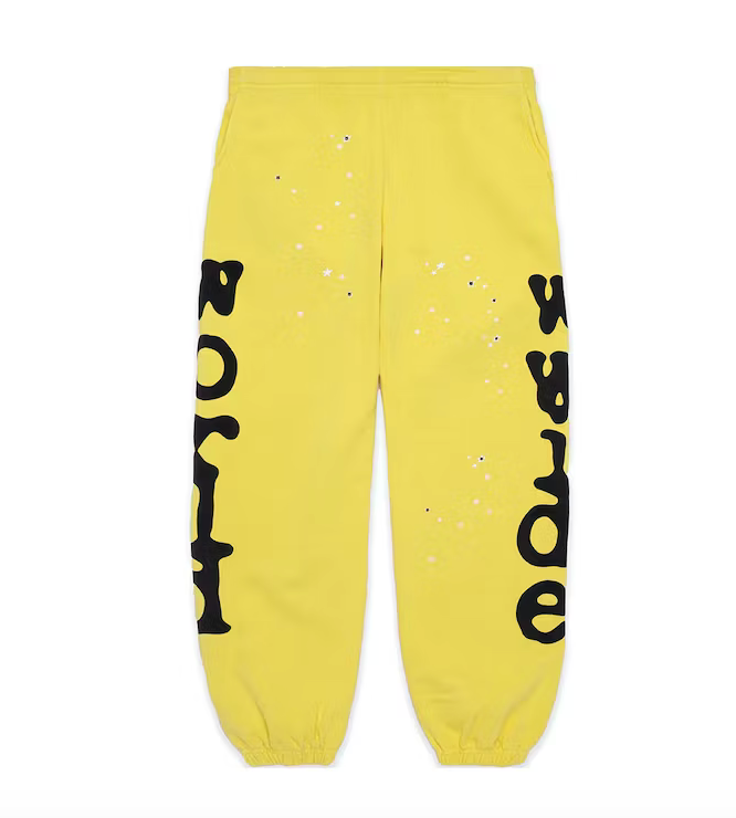 Sp5der Beluga Sweatpants Gold