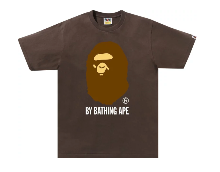 BAPE By Bathing Ape Tee Brown