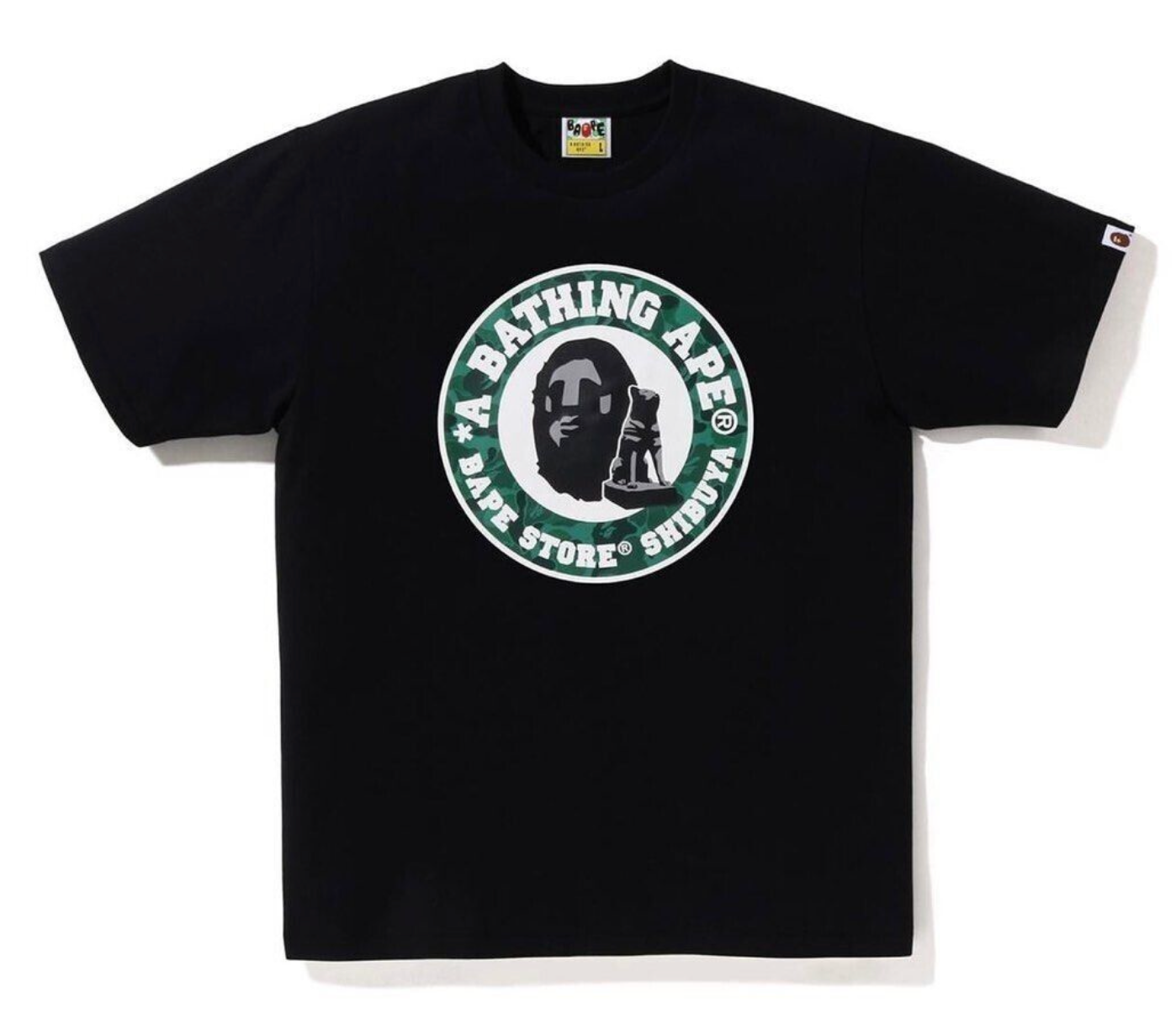 BAPE Shibuya Store Exclusive Tee Black