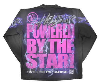 Hellstar Powered By The Star L/S Tee Black