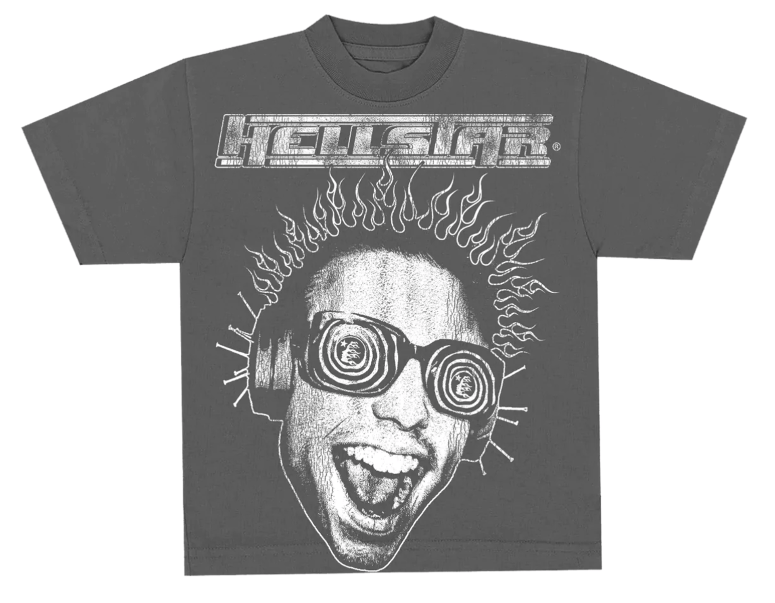 Hellstar Studios Rage Short Sleeve Tee Shirt Black