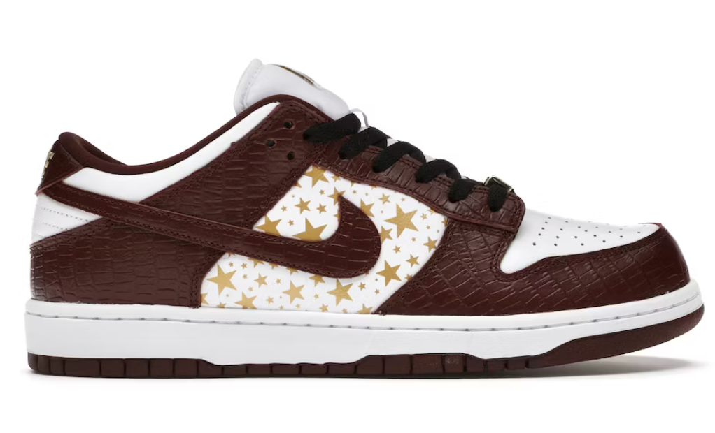 Nike SB Dunk Low Supreme Stars Barkroot Brown (2021)