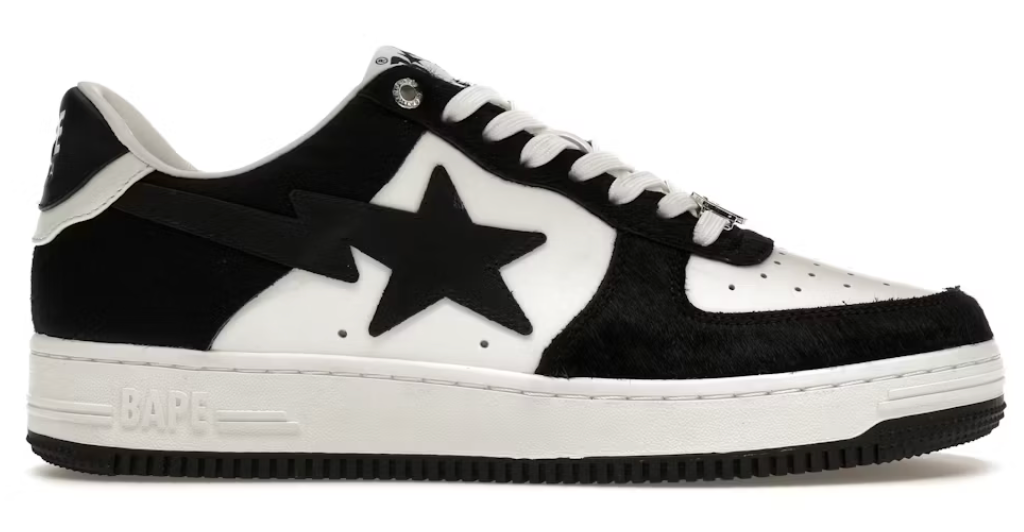 A Bathing Ape Bape Sta Black Calf Hair