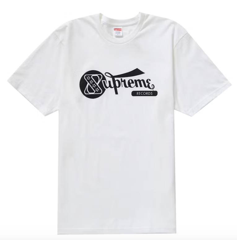 Supreme Records Tee White