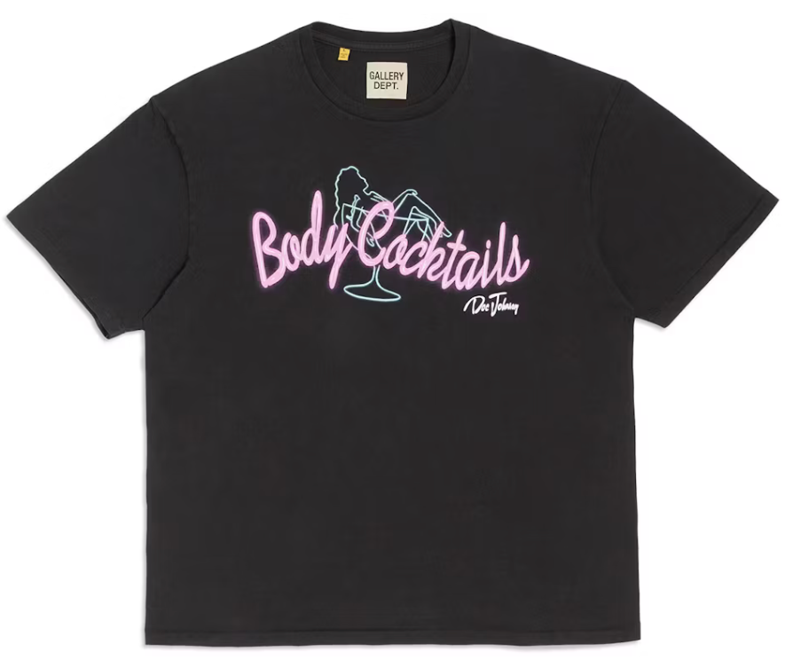 Gallery Dept. Body Cocktails T-Shirt Black