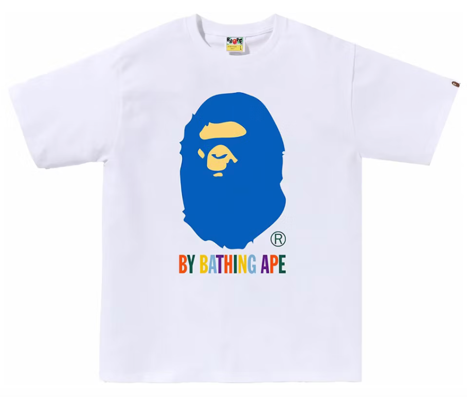 BAPE Colors By Bathing Ape Tee White