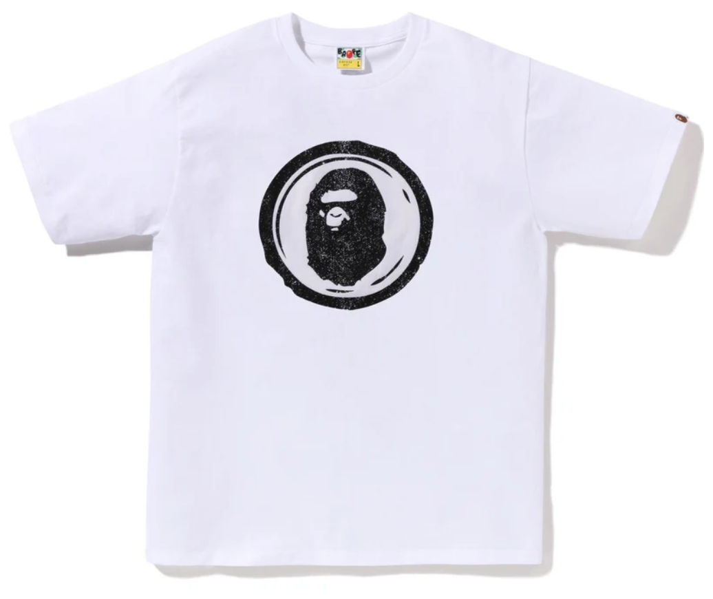 Bape A Bathing Ape Japanese Seal Tee White