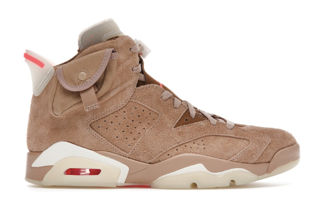 Air Jordan 6 Retro Travis Scott British Khaki