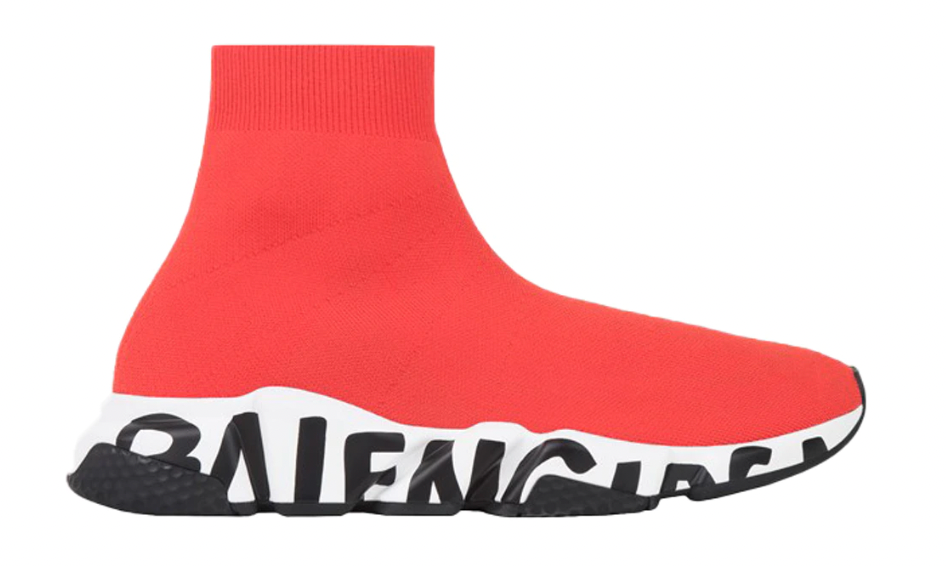 Balenciaga Speed Graffiti Red White