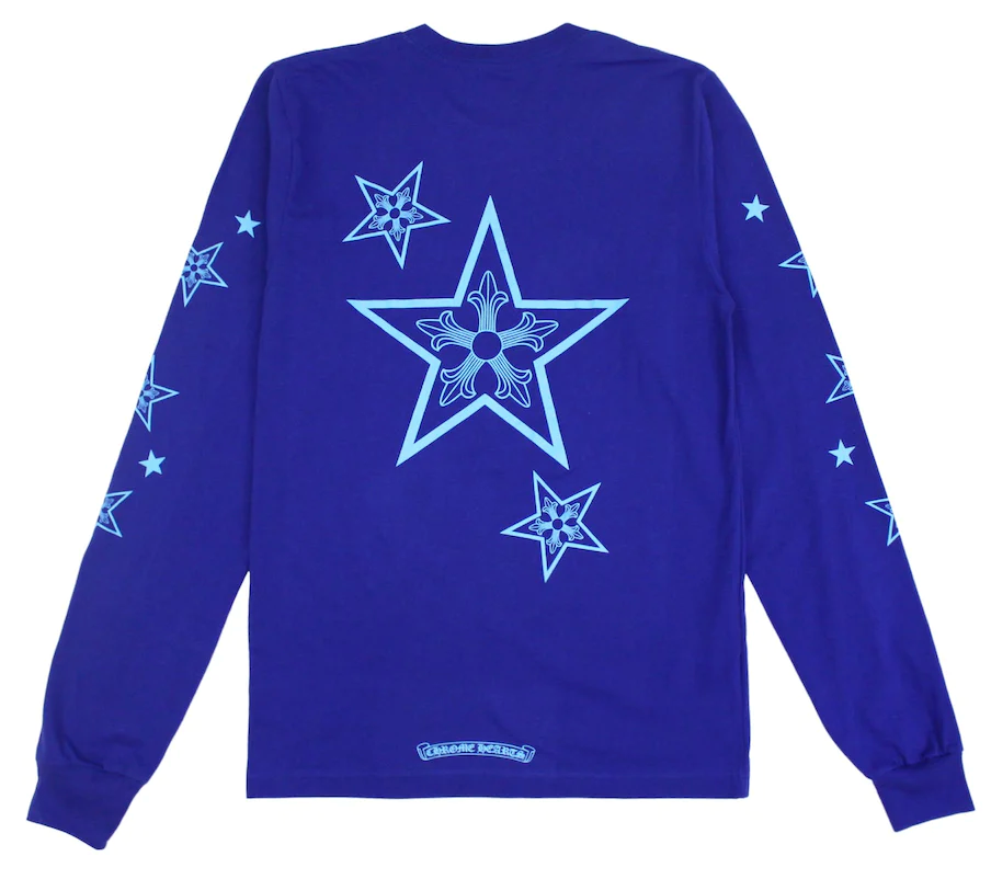 Chrome Hearts Star L/S T-shirt Blue